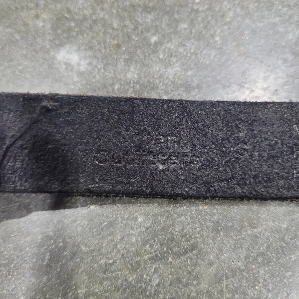 Urban Outfitters Belt Black Sml Western Etched Cowboy Cowgirl Ranch Rodeo Scroll